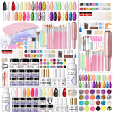 PEACECOLOR acrylic nail kit with drill showcases DIY at-home nail capability.