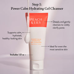 Peach & Lily Glass Skin Refining Serum dropper closeup for smoothing and glow