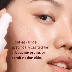 Peach & Lily hyaluronic acid ingredient shot highlighting hydration support for skin.