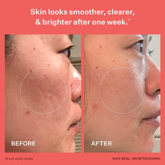 Peach & Lily peptides-serum close-up suggests firming and resilience.