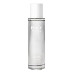 Peach & Lily Wild Dew Treatment Essence bottle showing featherlight hydration for glass skin prep.