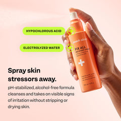 Peach Slices Fix All Recovery Spray — niebla facial calma enrojecimiento leve.