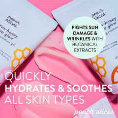 Peach Slices lemon peel oil swatch highlights citrus aroma and quick absorption.