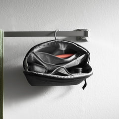 Peak Design Small Wash Pouch wide UltraZip opening for full internal view.