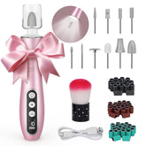 PELCAS electric nail file with LED light for precise at-home manicures.