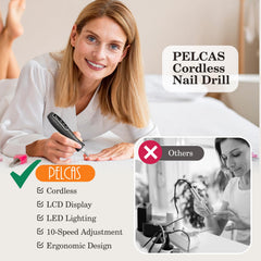 PEL CAS 10 speed LCD display shows speed, power, and direction.