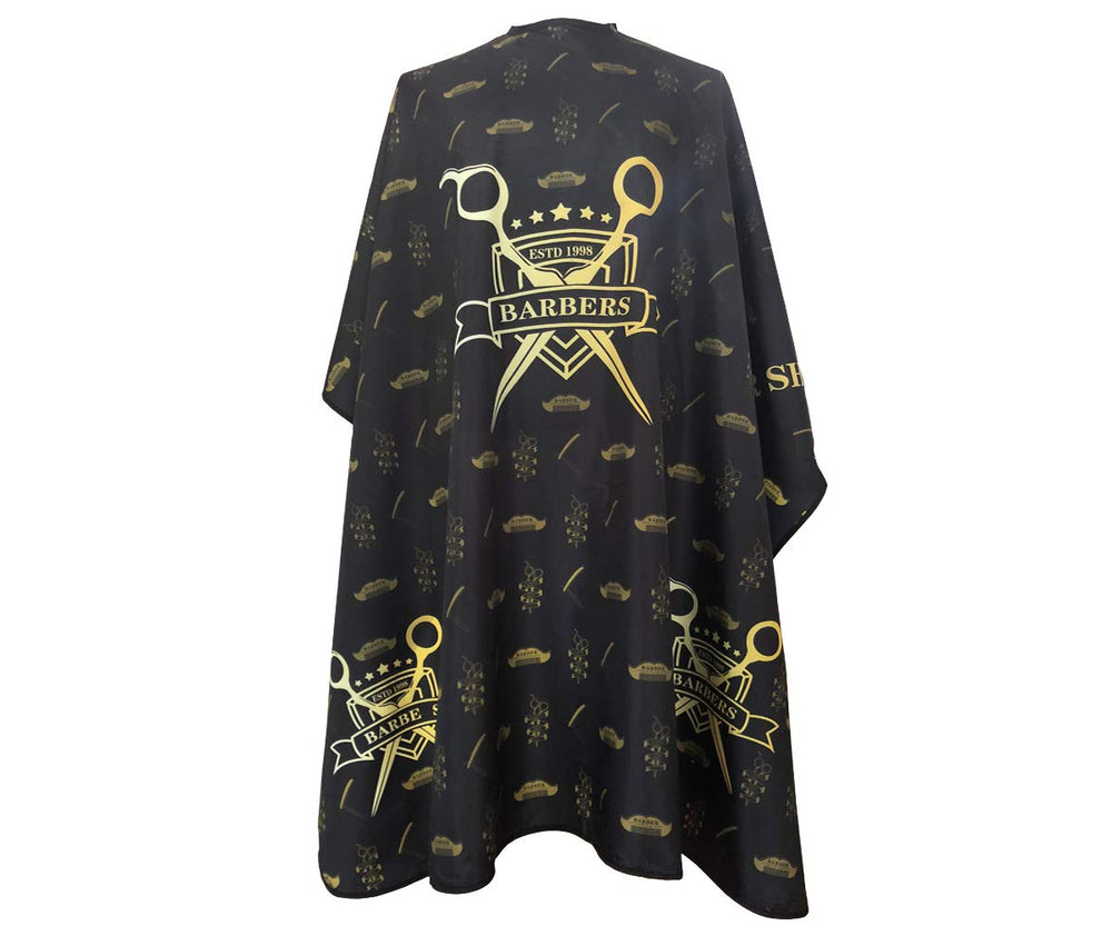 Pelocapa barber cape waterproof layer protects clothes during haircuts and color treatments.