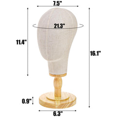 Peohud detachable wood base with mounting holes aids quick setup
