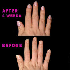 Perfect Formula Pink Gel Coat brush applying a smooth, strength-boosting layer.