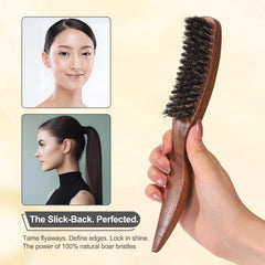 PERFEHAIR brush finishes edges with crisp, polished look
