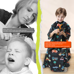 Perfehair Kids Cape Neck-Adjustment—adjustable collar for a secure, comfortable fit.
