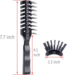 PERFEHAIR mens vented hair brush bristles lift roots and detangle