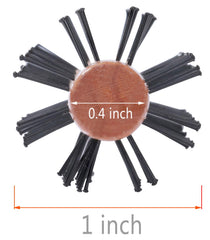 PERFEHAIR wooden-handle round brush offers lightweight styling control