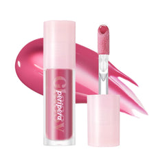 Peripera Ink Glasting Lip Gloss Berry Best close-up wand for glassy lip shine.