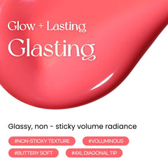 Peripera Ink Glasting Lip Gloss fuller-lips-look creates visible volume with a hydrating gloss.