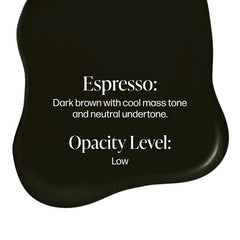 Perma Blend Espresso Brown color swatches showing warm browns for selection.