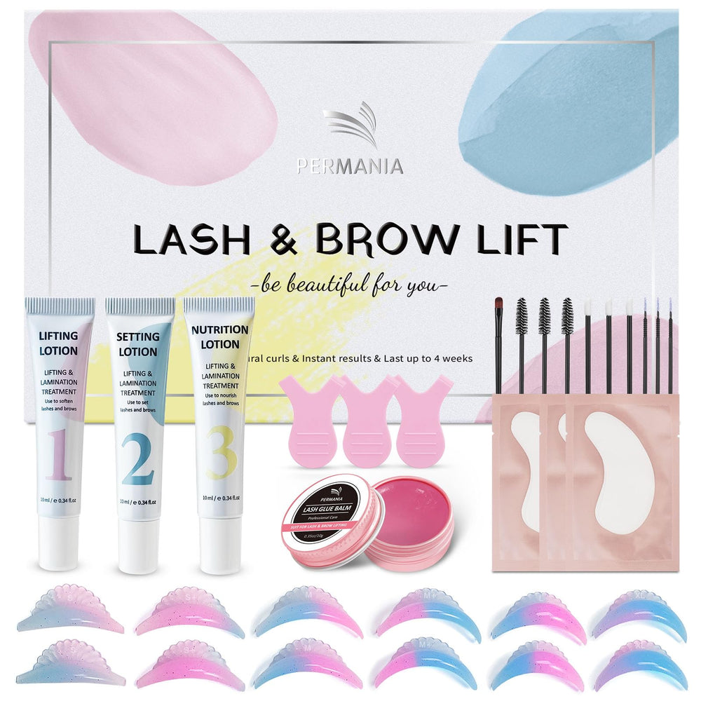 PERMANIA Korean Lash Lift Kit tube-design application for precise, mess-free lash lift.