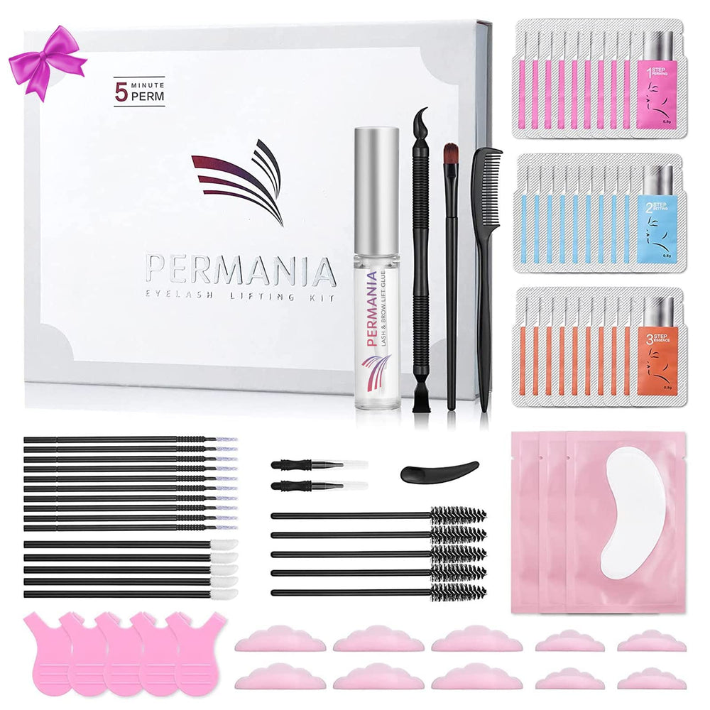 PERMANIA lash lift kit with an independent bag design keeps hygiene clean for at-home use.