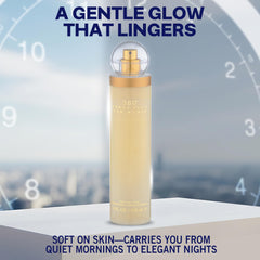 Perry Ellis 360 body spray base-notes provide lasting warmth for evening occasions
