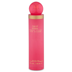 Perry Ellis 360 Coral bottle front for everyday elegance and light fragrance