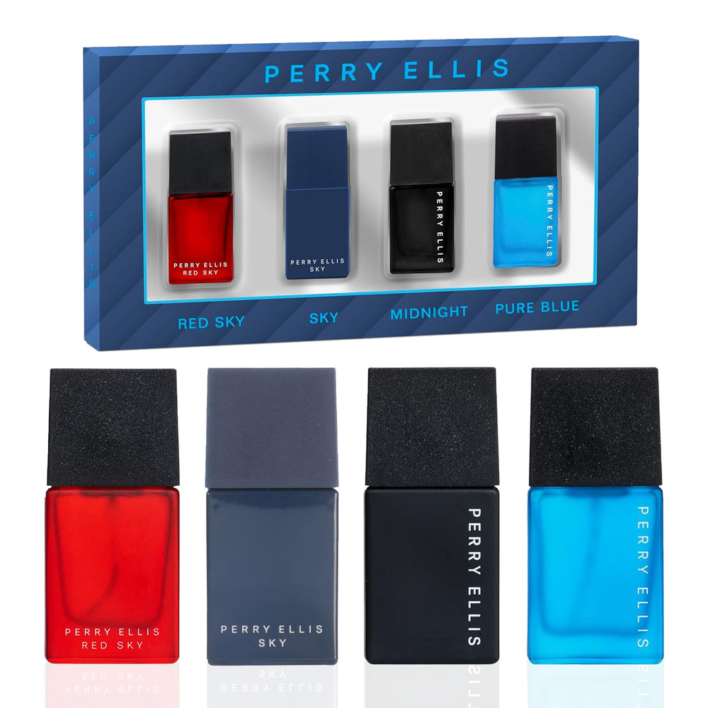 Perry Ellis Red Sky bottle pour offers a fresh, versatile fragrance for daily wear.