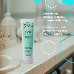 Person & Covey DML Forte hand application demonstrates easy daily use.