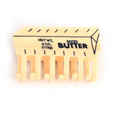PERSONFUN butter hair clip front view shows secure grip for all hair types.