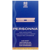Personna Hair Shaper Blades 60-count pack for precise, clean grooming sessions.