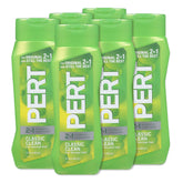 Pert Classic Clean 2-in-1 bottle on shelf for quick shower routine.