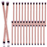 Perthlin rose gold 24pcs eyeshadow smudge brush set enables precise blending for flawless eyes.
