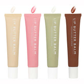 Petansy tinted lip butter balm four-piece pack showing moisture-ready lips