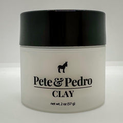 Pete & Pedro Styling Clay texture demonstrates pliable hold for casual, messy styles