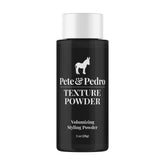 Pete & Pedro Texture Powder application shot shows lightweight volume boost