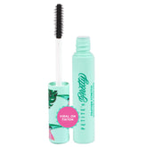 Petite 'N Pretty feather stretch mascara bottle shows a gentle, washable formula for kids.