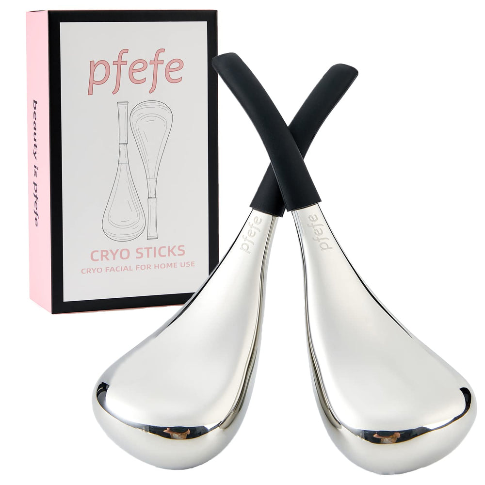 Pfefe Ice Globes for face massage deliver soothing cooling relief and refreshed complexion.