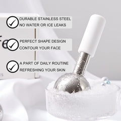 pfefe stainless steel ice globes durable cooling tool for routines