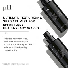 pH PURE HAIR lightweight hold close-up highlights subtle, flexible control.