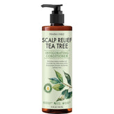 PHARM TO TABLE Tea Tree Conditioner bottle highlights cooling scalp relief and hydration