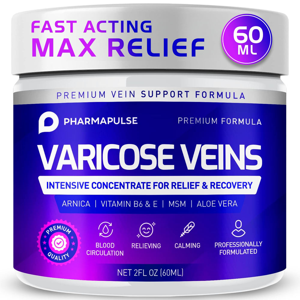 Pharmapulse Leg Comfort Cream bottle shows cooling relief after a long day.