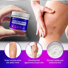 Pharmapulse Leg Comfort Cream on leg demonstrates quick absorption.