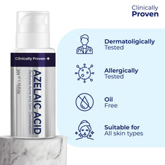 Pharmlitalia Azelaic Acid 15 cream texture closeup reveals lightweight feel.