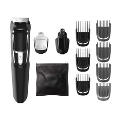 Philips Norelco MG3750 main trimmer for versatile facial and head grooming with long battery life