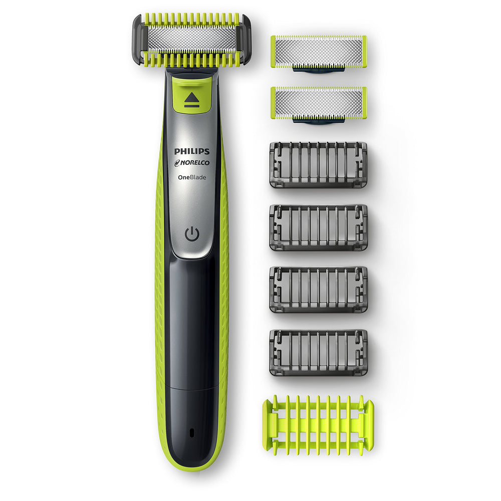 Philips Norelco OneBlade-face-body bonus pack overview for versatile grooming