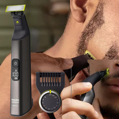 Philips Norelco OneBlade Pro charging stand keeps your grooming setup powered.
