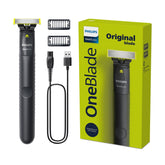 Philips One Blade Face handle enables versatile shaving and precise edging