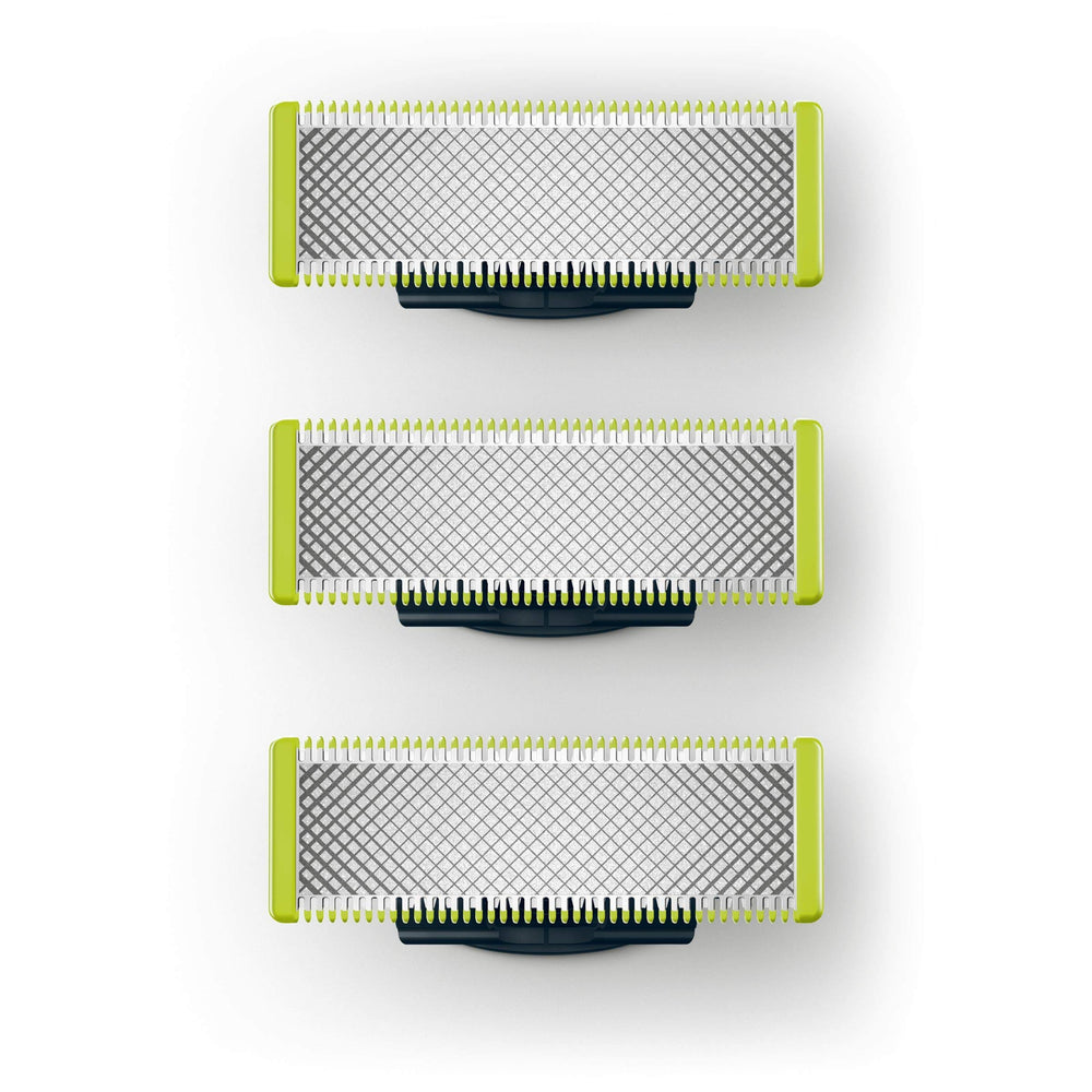 Philips OneBlade replacement blades pack-3 for versatile shaving across face and body