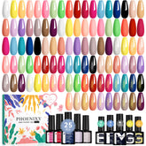Phoenixy nail polish colors palette for versatile at-home nail art