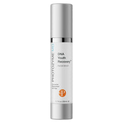 Photozyme DNA Youth Recovery Serum bottle closeup for radiant skin