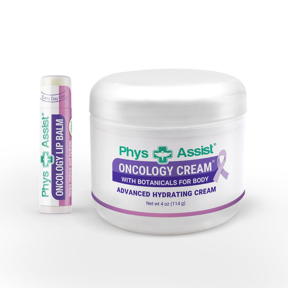 PhysAssist Oncology Cream 4oz bottle ready for daily hydration.