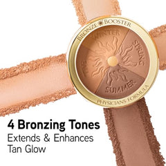 Physicians Formula Bronze Booster bronze powder collection shows blendable tones for lasting bronze.